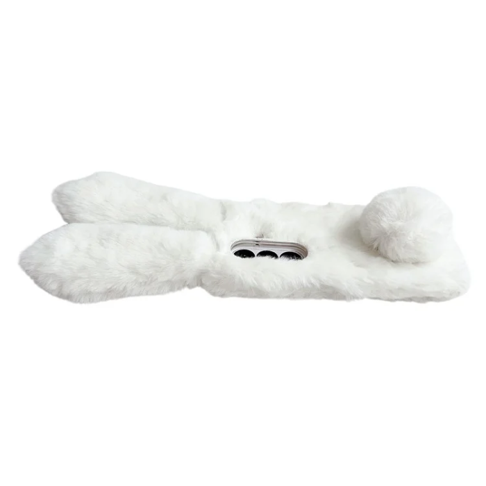 A-One Brand - Galaxy Z Fold7 5G Mobilskal Bunny Ears Plush Hård PC - Rosa