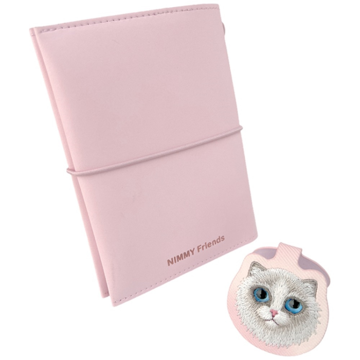 NIMMY - Nimmy 2in1-Set Notebook och Penna New Big-Eye Cute Pets 2.0 Cat - Rosa