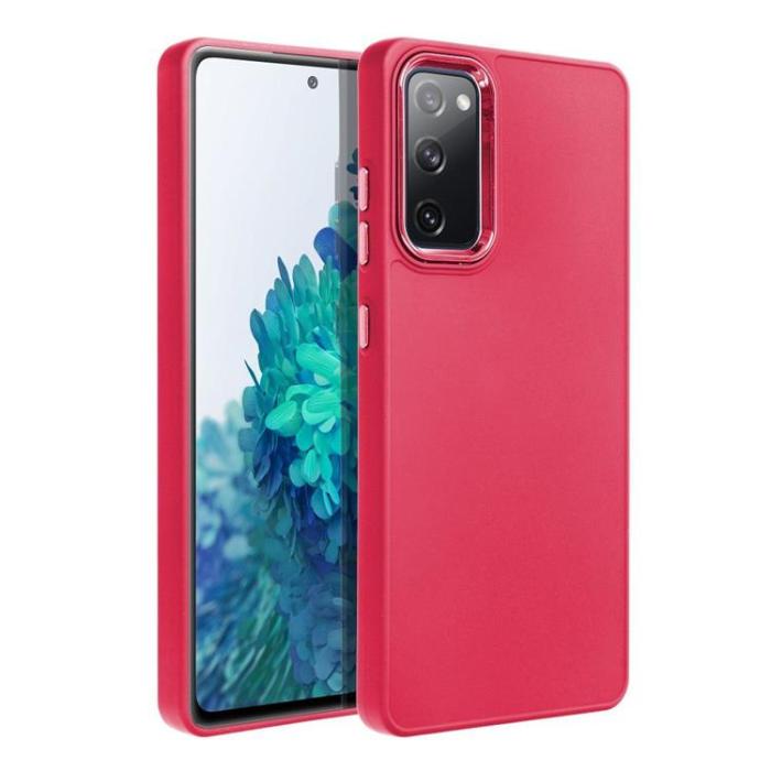 OEM - Galaxy S20 FE 5G Mobilskal Frame - Magenta