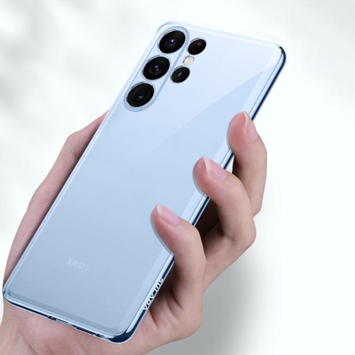 SULADA - SULADA TPU Mobilskal för Galaxy S23 Ultra, Blå