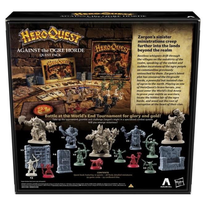 AVLN HILL - AVLN HILL Brädspel HeroQuest: Against the Ogre Horde Quest Pack