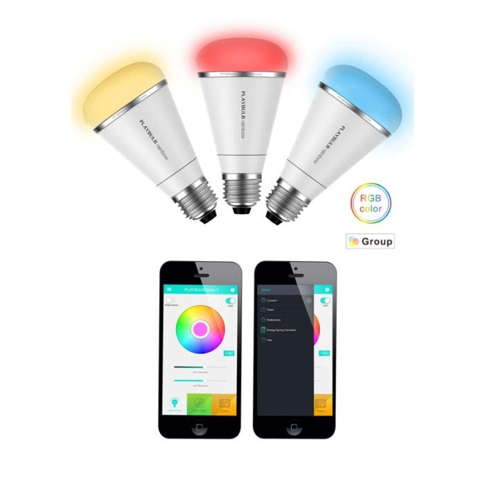 MiPow - MIPOW Playbulb Rainbow Vit RGB BT 600lumen 10W E27