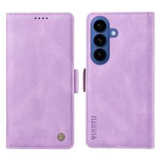 YIKATU - YIKATU Pl&aring;nboksfodral f&ouml;r Samsung Galaxy S26 Plus Konstl&auml;der - Lila