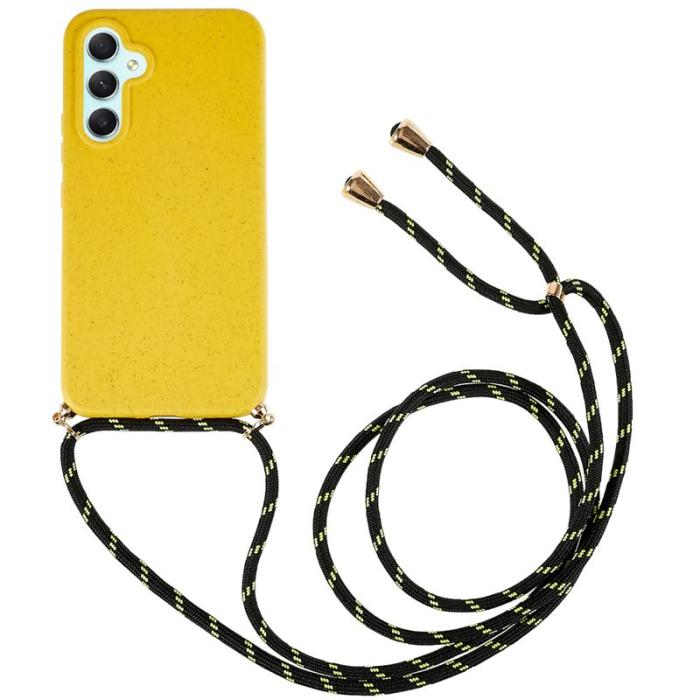 OEM - Mobilskal för Samsung Galaxy S26 Biologiskt nedbrytbar TPU - Gul