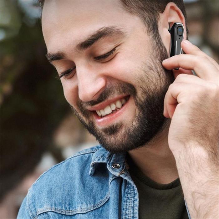 OEM - Single In-Ear Hörlur Bluetooth med Dual Mic ENC K25 - Guld