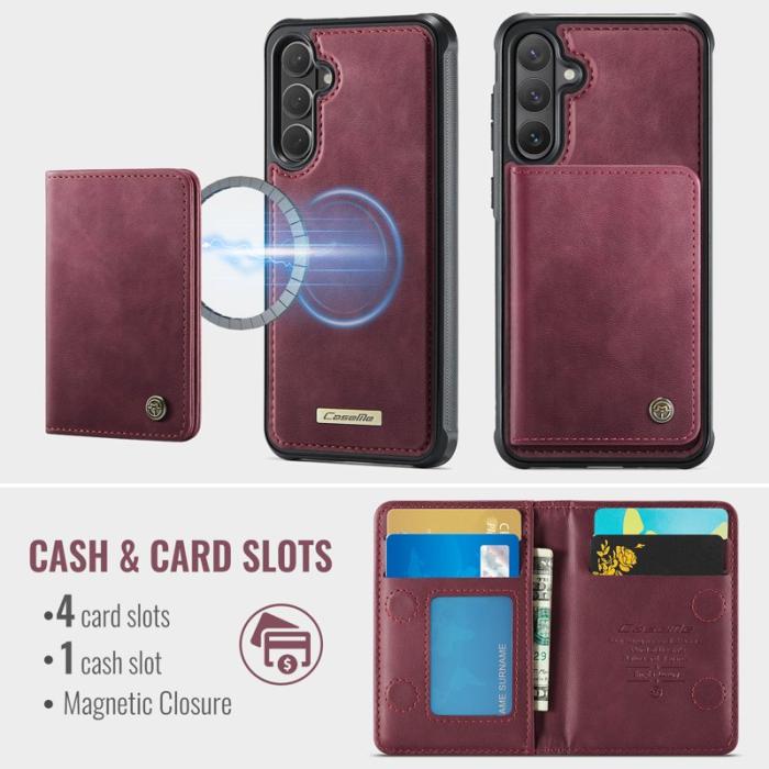 Caseme - CaseMe Mobilskal för Samsung Galaxy S26 Plus Magnetiskt PC + TPU - Röd