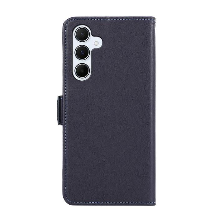 ABEEL - ABEEL Samsung Galaxy S23 FE Plånboksfodral RFID-Skydd Konstläder Blå