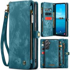 Caseme - CASEME 008 Pl&aring;nboksfodral f&ouml;r Samsung Galaxy A36 5G Konstl&auml;der Bl&aring;