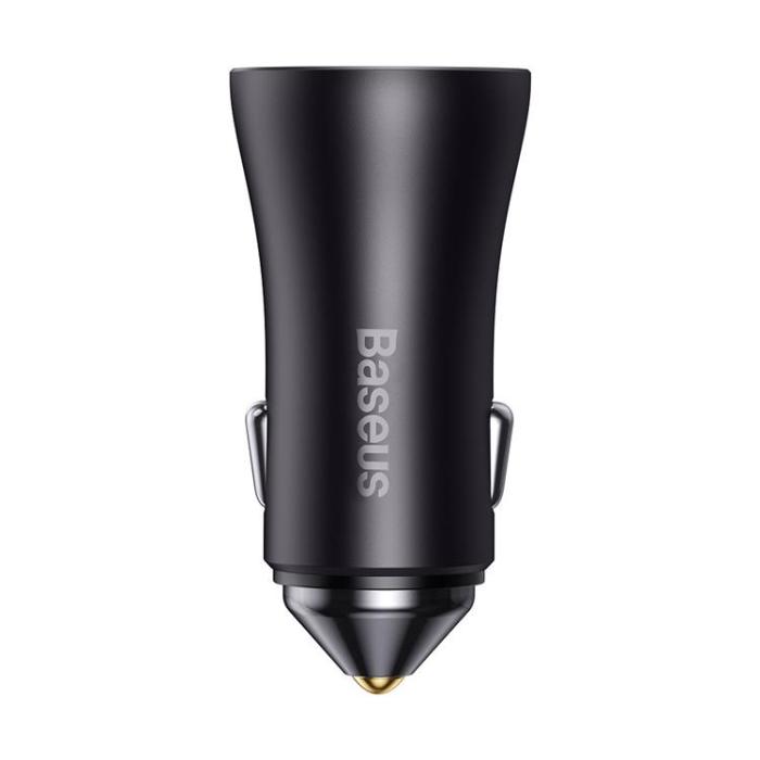 BASEUS - Baseus Golden Billaddare 40W 2 x USB-C - Grå