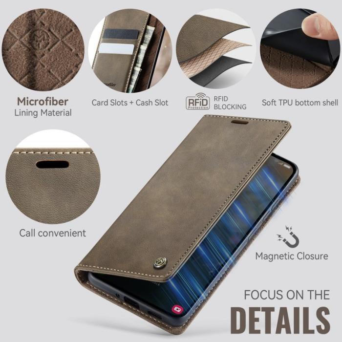 Caseme - CASEME 033 Fodral till Samsung Galaxy A53 5G - Kaffe