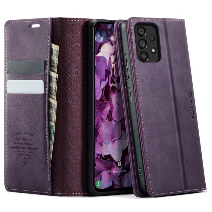 Caseme - CASEME 033 Fodral till Samsung Galaxy A53 5G Lila RFID-Skydd