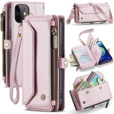 Caseme - CASEME Pl&aring;nboksfodral Konstl&auml;der f&ouml;r iPhone 12/12 Pro - Rosa