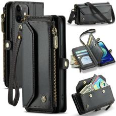 Caseme - CASEME Pl&aring;nboksfodral Konstl&auml;der f&ouml;r iPhone 12/12 Pro - Svart