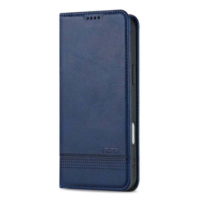 AZNS - AZNS iPhone Air Plånboksfodral Konstläder - Blå