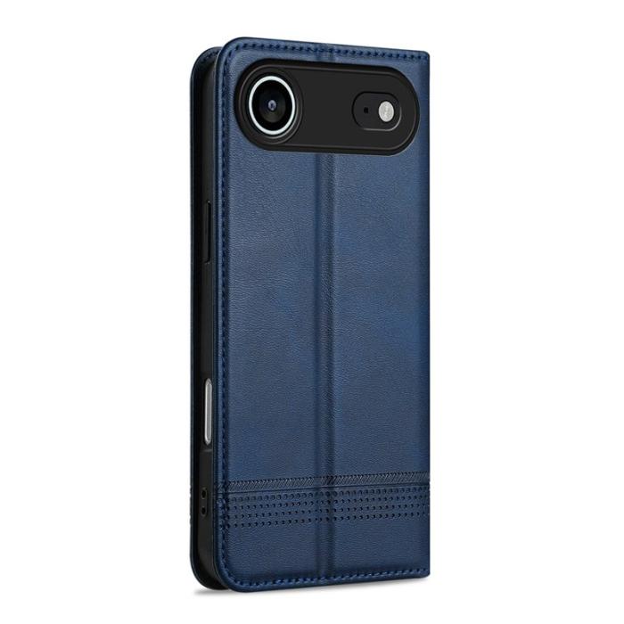 AZNS - AZNS iPhone Air Plånboksfodral Konstläder - Blå