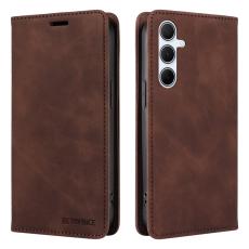 BETOPNICE - BETOPNICE 003 Samsung Galaxy A36 5G Pl&aring;nboksfodral Konstl&auml;der - Brun