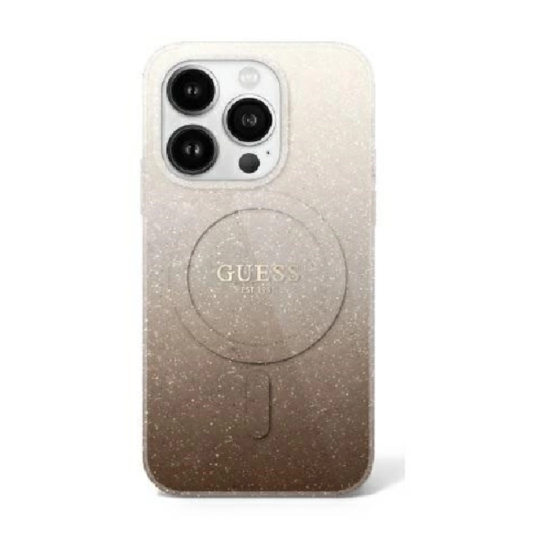 Guess iPhone 16 Pro Max Mobilskal MagSafe IML Glitter Gradient | 2353 | AlltMobil