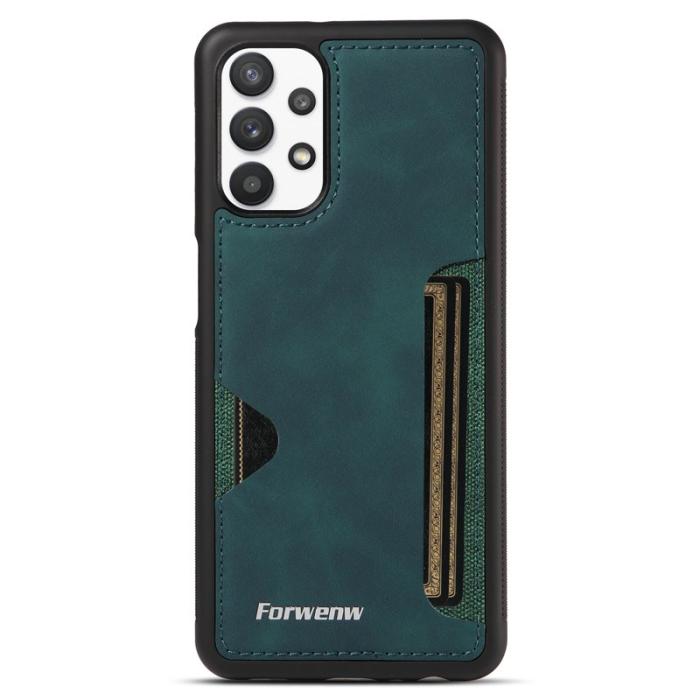 FORWENW - FORWENW F5 Series Samsung Galaxy A53 5G Fodral KonstLäder - Grön