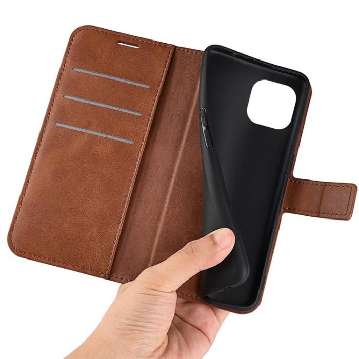 UTGATT1 - Flip Folio iPhone 14 Plus Plånboksfodral - Brun