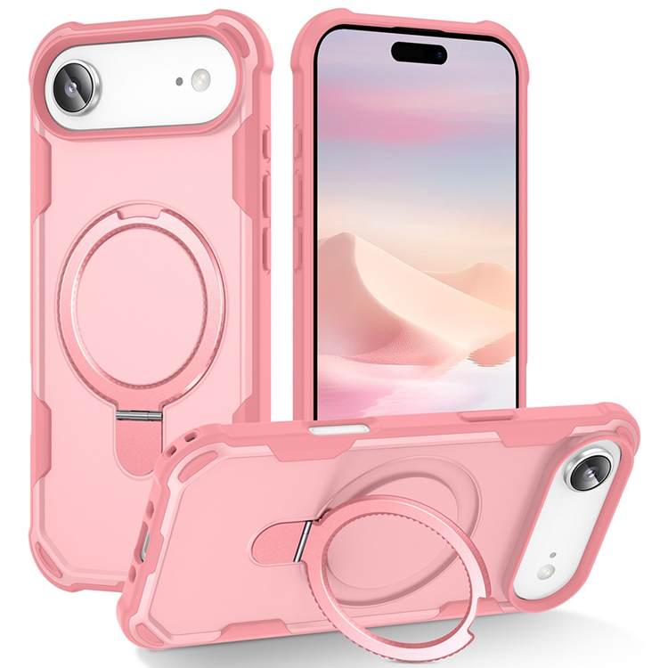 iPhone Air Mobilskal MagSafe Kickstand Shockproof - Rosa | 2353 | AlltMobil