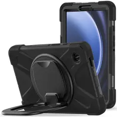A-One Brand - Mobilskal till Galaxy Tab A9 Kickstand Handle Grip - Svart