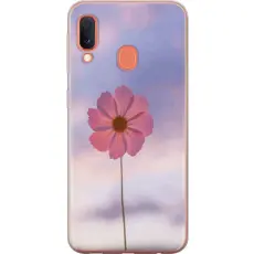 Gustaf - Mobilskal till Samsung Galaxy A20e med Rosa blomma