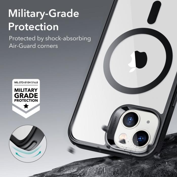 ESR - ESR iPhone 14 Plus Magsafe Skal Ch Halolock - Clear/Svart