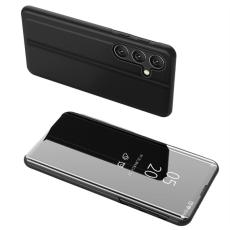 OEM - Samsung Galaxy S26/S26 Pro Skal Med F&ouml;nster PU L&auml;der - Svart