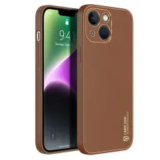 Dux Ducis - Dux Ducis iPhone 14 Plus Skal Yolo - Brun