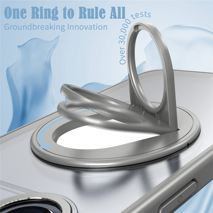 A-One Brand - iPhone 17 Air Mobilskal MagSafe Rotating Kickstand - Grå