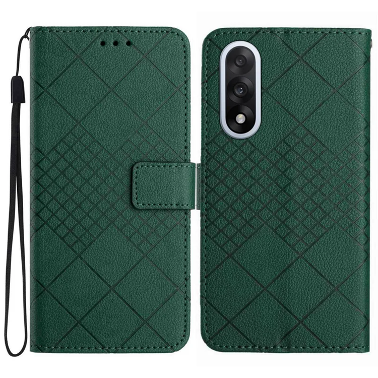 OnePlus Nord 5 Plånboksfodral Litchi Imprint - Grön | 2353 | AlltMobil