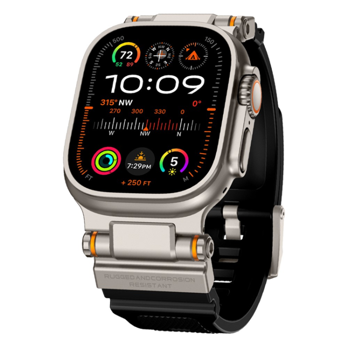 A-One Brand - Apple Watch 42/44/45/46/49mm Armband Silikon - Blå