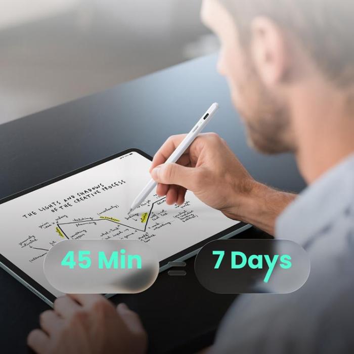 Metapen - Metapen Stylus Pencil Air8 Pro För iPad - Vit