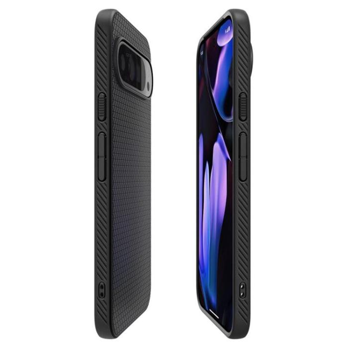 UTGATT - Spigen Google Pixel 9/9 Pro Mobilskal Liquid Air - Matt Svart