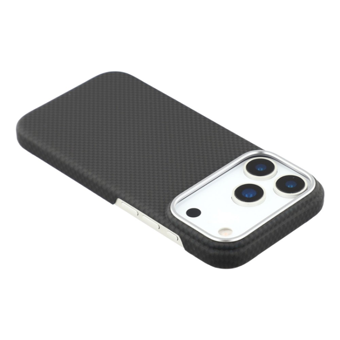 A-One Brand - iPhone 17 Pro Max Mobilskal MagSafe Carbon Fiber - Svart/Blå
