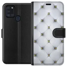 Gustaf - Pl&aring;nboksfodral till Samsung Galaxy A21s med Fancy