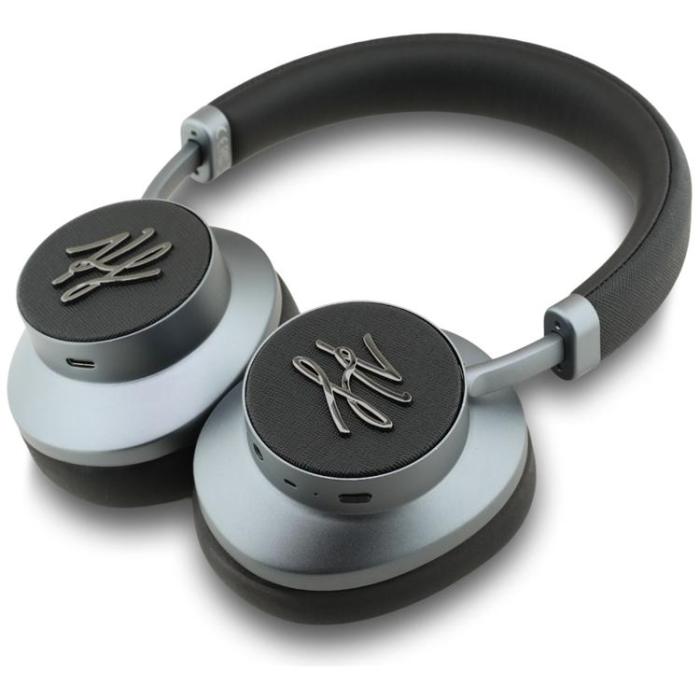 KARL LAGERFELD - Karl Lagerfeld Over-Ear Hörlurar Bluetooth ANC Grained Initials - Svart