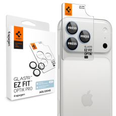 Spigen - Spigen [2-Pack] H&auml;rdat Glas Kameralinsskydd F&ouml;r iPhone 18 Pro/18 Pro Max EZ Fit