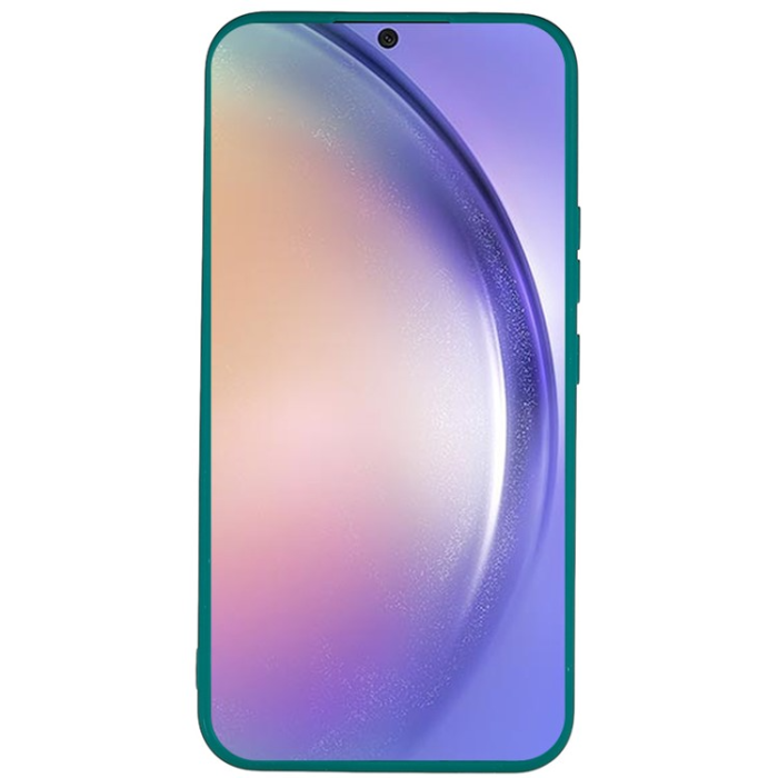 A-One Brand - Galaxy A54 5G Mobilskal Straight Edge Design TPU - Mörkgrön