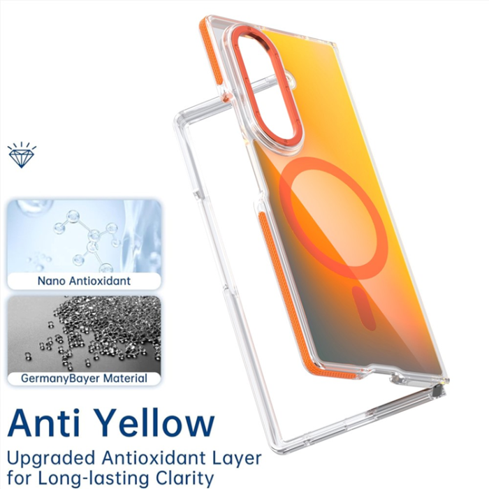 A-One Brand - Galaxy Z Fold 7 Mobilskal MagSafe Acrylic