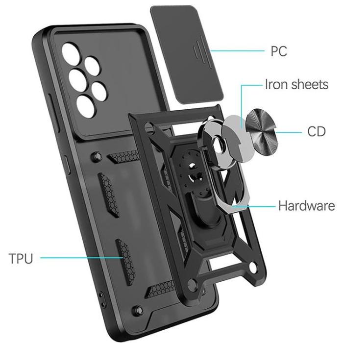 UTGATT - Camshield Pro Skal Galaxy A33 5G - Svart
