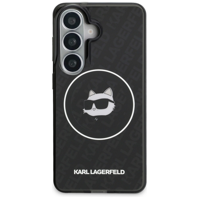 KARL LAGERFELD - Karl Lagerfeld Mobilskal För Galaxy S26 MagSafe IML Repeated Choupette - Svart