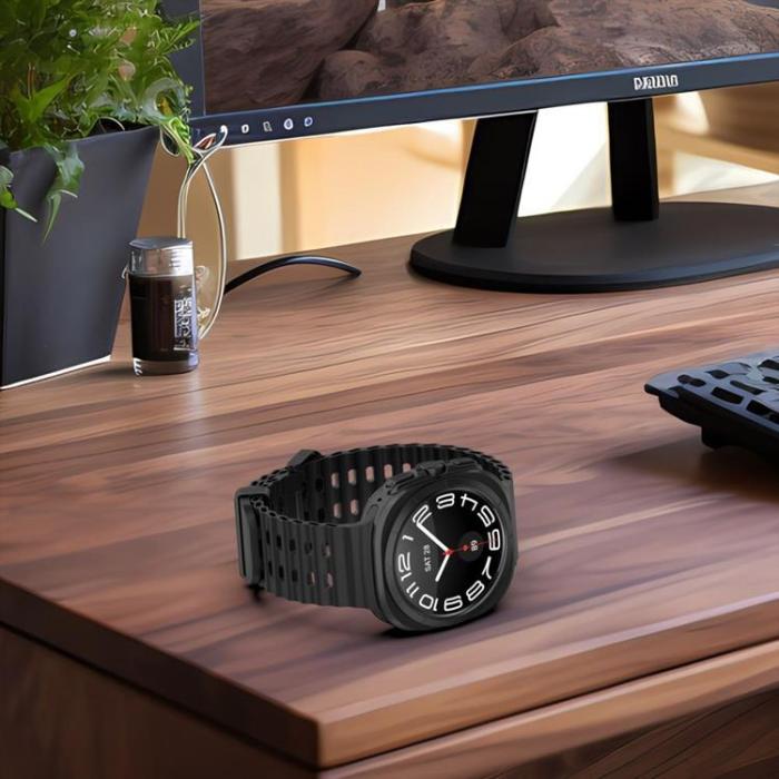 Tech-Protect - Tech-Protect Galaxy Watch Ultra (47mm) Armband Icon Pro - Hunter Grön