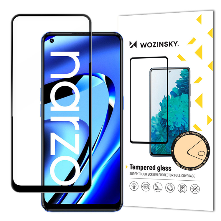 Wozinsky Realme Narzo 50A Härdat Glas Skärmskydd Full Glue | 5468 | AlltMobil