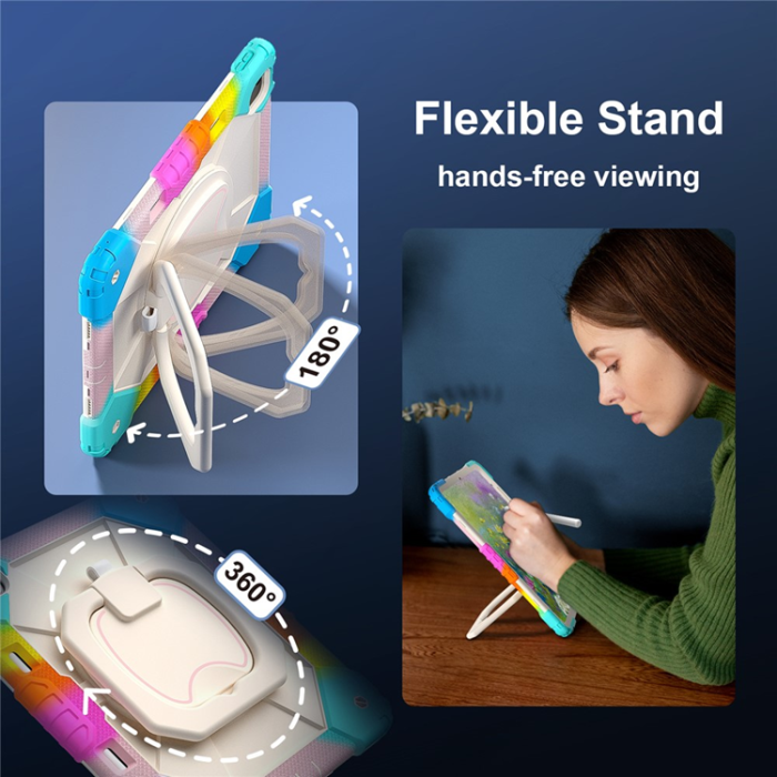 A-One Brand - iPad Air 13(2025/2024) Skal Kickstand - Färgstark/Blå