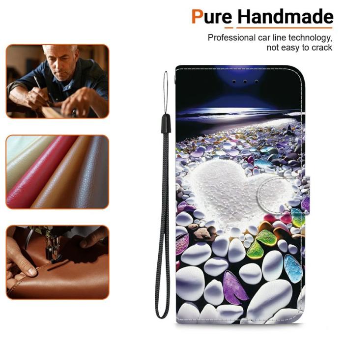OEM - Samsung Galaxy S26 / S26 Pro Plånboksfodral Mönstertryck Konstläder - Hjärta