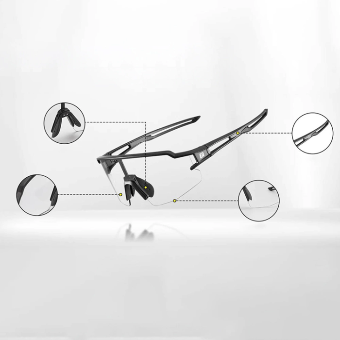 Rockbros - Rockbros photochromic UV400 Cykelglasögon - Blå