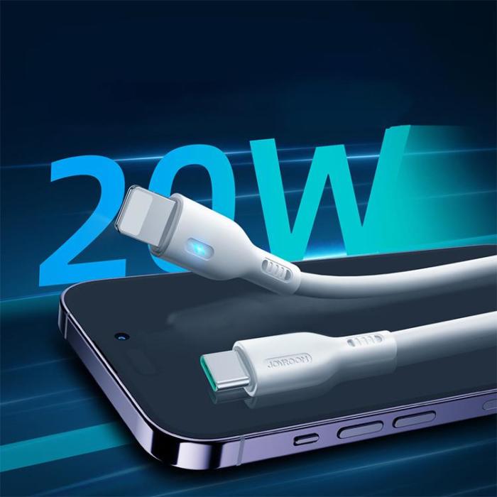 Joyroom - Joyroom USB-C till Lightning kabel 20W 1.2m - Vit
