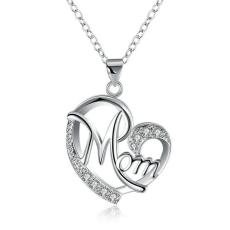OEM - Mors Dag Present Halsband - Hjärta - Silver