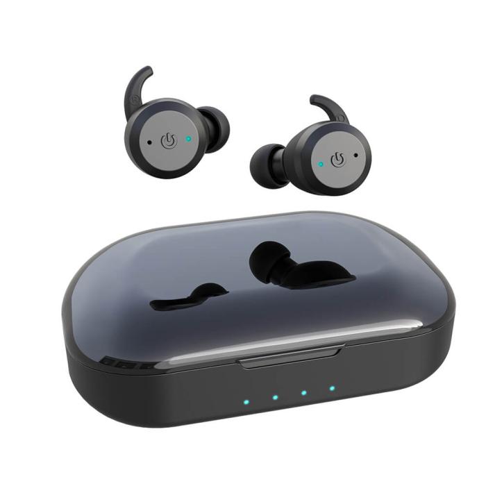 Boom of Sweden - BooM Bluetooth 5.0 TWS Vattentäta Sporthörlurar - Svart